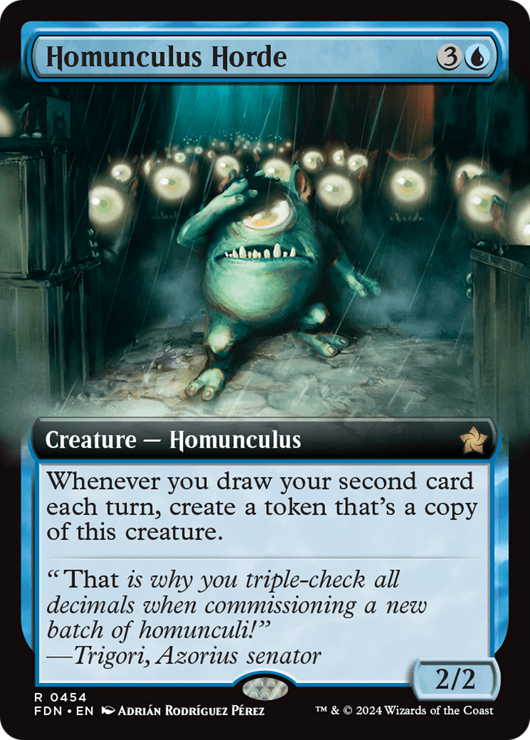 Homunculus Horde (Extended Art) [Foundations] | Tabernacle Games