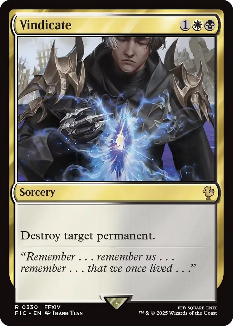 Vindicate [FINAL FANTASY Commander] | Tabernacle Games