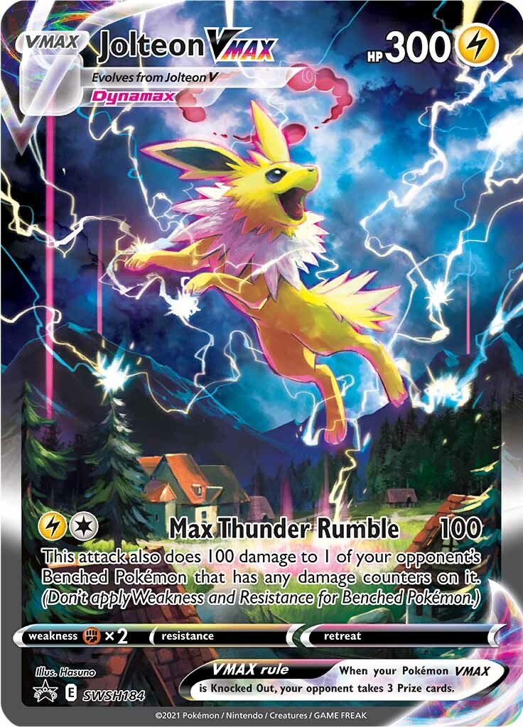 Jolteon VMAX (SWSH184) [Sword & Shield: Black Star Promos] | Tabernacle Games