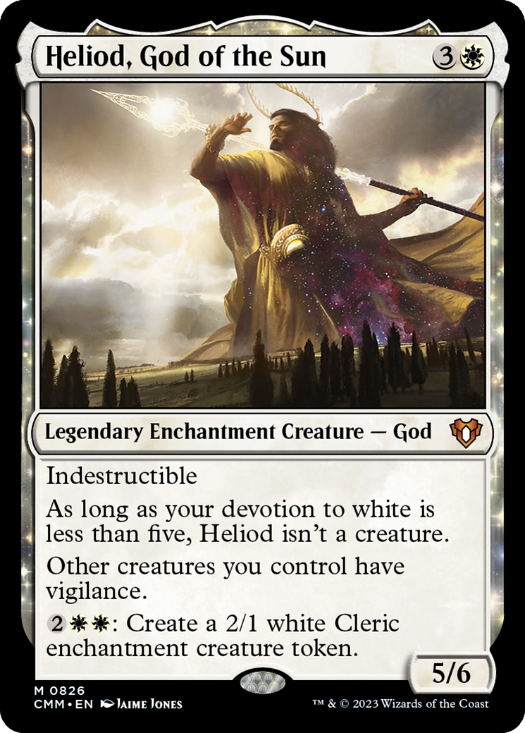 Heliod, God of the Sun [Commander Masters] | Tabernacle Games