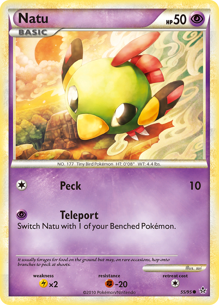 Natu (55/95) [HeartGold & SoulSilver: Unleashed] | Tabernacle Games