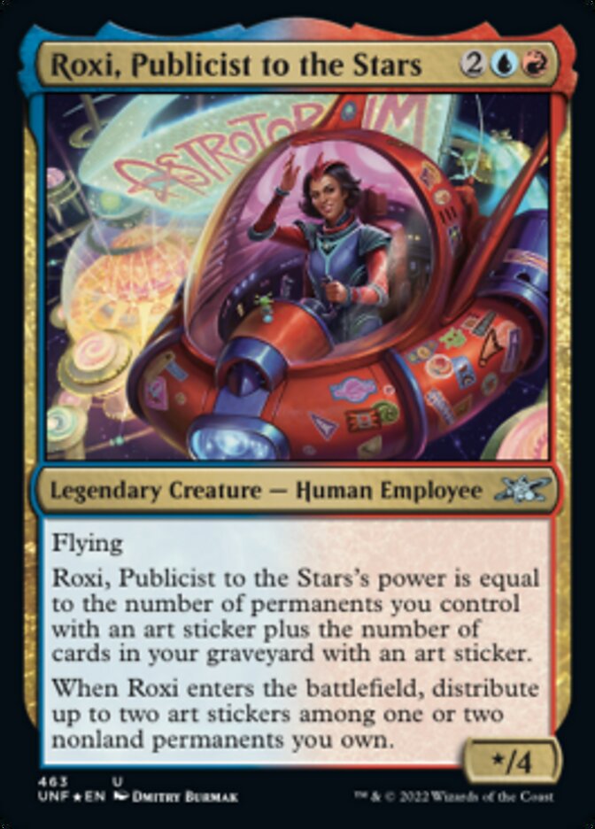 Roxi, Publicist to the Stars (Galaxy Foil) [Unfinity] | Tabernacle Games