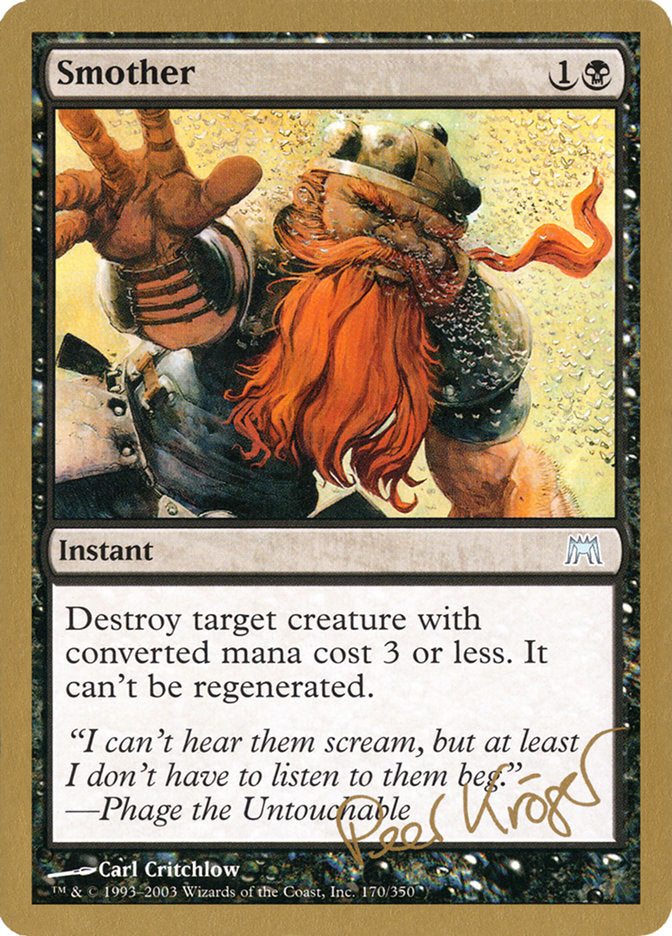 Smother (Peer Kroger) [World Championship Decks 2003] | Tabernacle Games