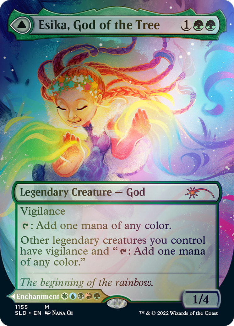 Esika, God of the Tree // The Prismatic Bridge (Borderless) [Secret Lair: From Cute to Brute] | Tabernacle Games