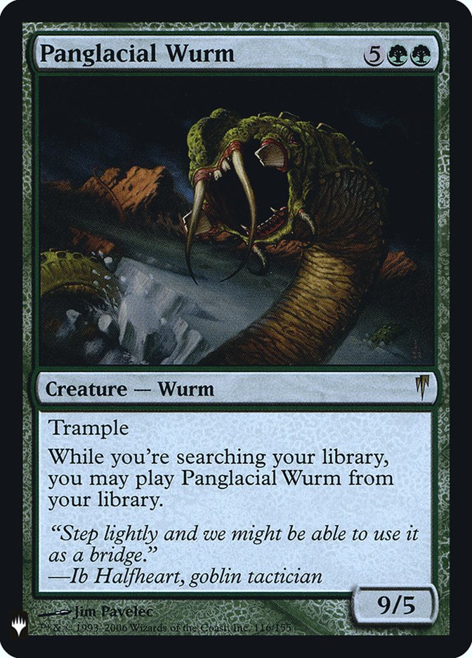 Panglacial Wurm [Mystery Booster] | Tabernacle Games