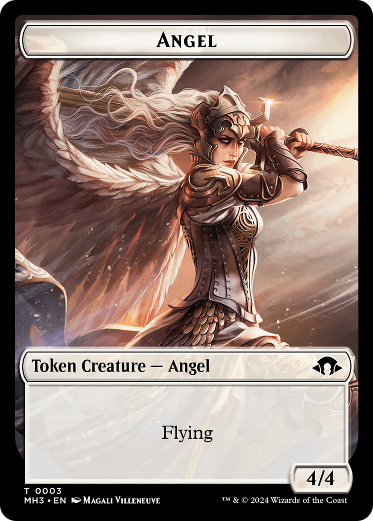 Phyrexian Germ // Angel Double-Sided Token [Modern Horizons 3 Tokens] | Tabernacle Games