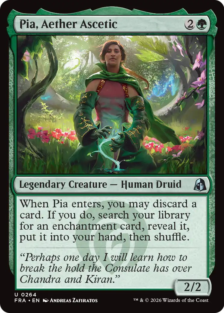 Pia, Aether Ascetic [Reality Fracture] | Maze of Fitzroy