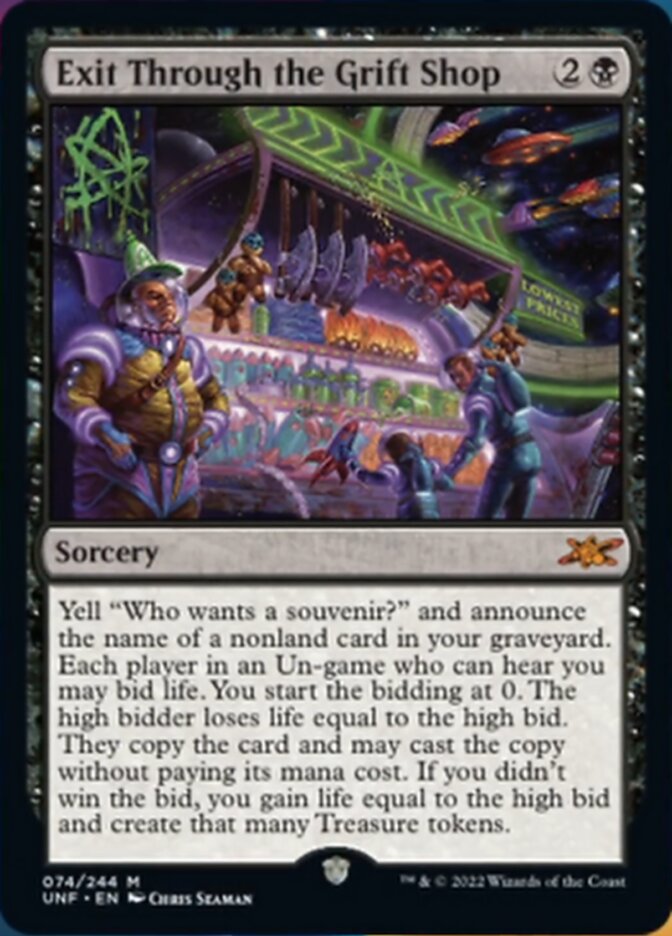 Exit Through the Grift Shop [Unfinity] | Tabernacle Games