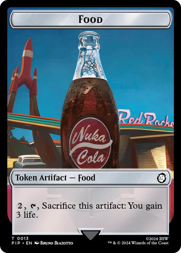 Food (0013) // Copy Double-Sided Token [Fallout Tokens] | Tabernacle Games