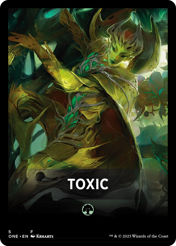 Toxic Theme Card [Phyrexia: All Will Be One Tokens] | Tabernacle Games