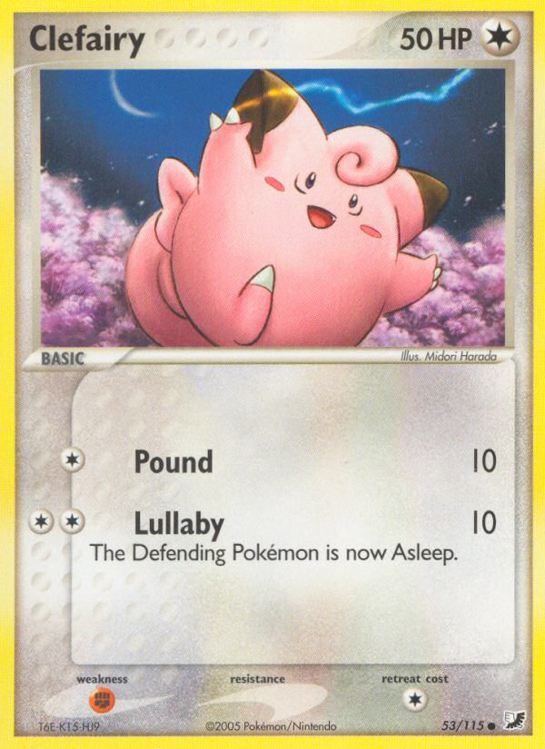 Clefairy (53/115) [EX: Unseen Forces] | Tabernacle Games