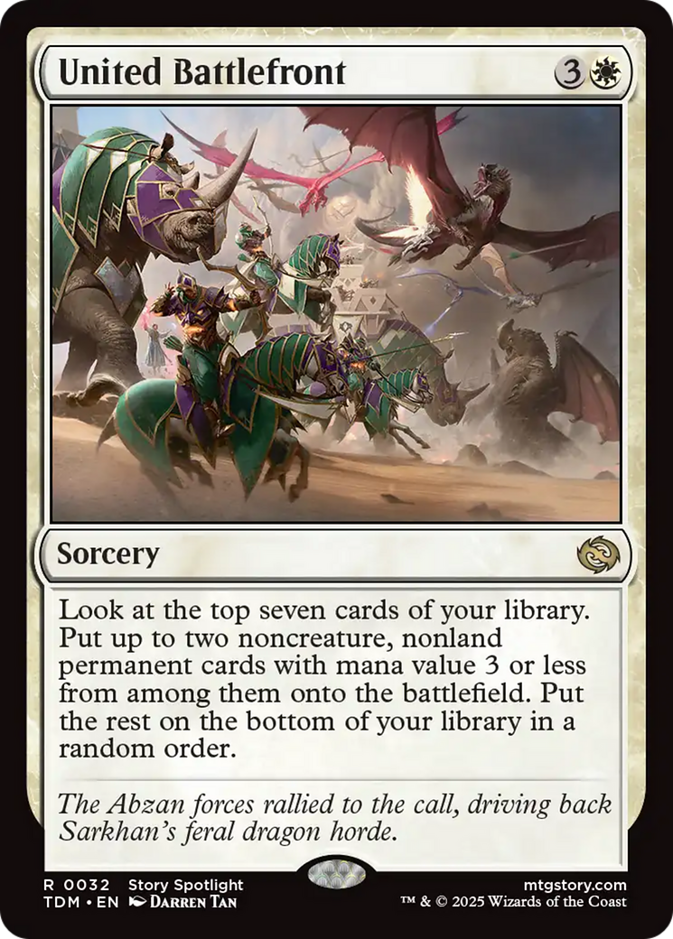 United Battlefront [Tarkir: Dragonstorm] | Tabernacle Games