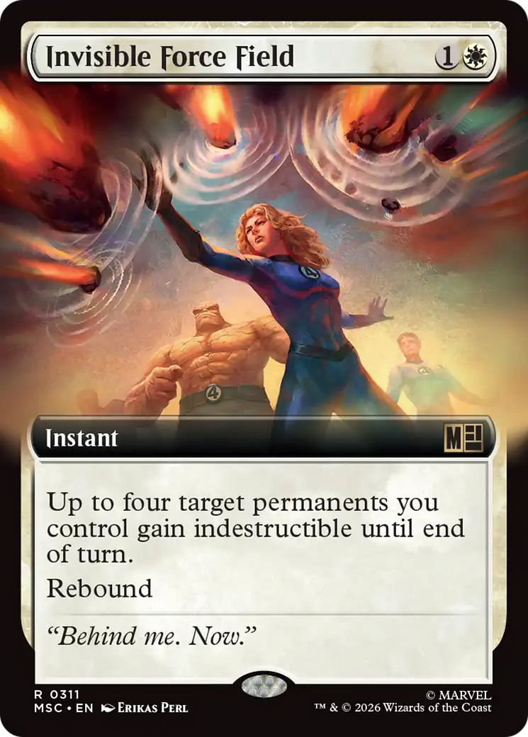 Invisible Force Field (Extended Art) [Marvel Super Heroes Commander] | Tabernacle Games