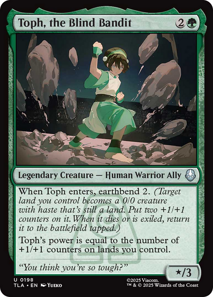 Toph, the Blind Bandit [Avatar: The Last Airbender] | Tabernacle Games