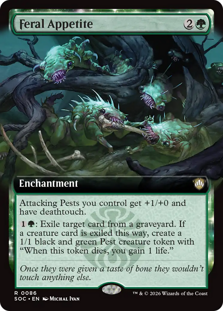 Feral Appetite (Extended Art) [Secrets of Strixhaven Commander] | Tabernacle Games