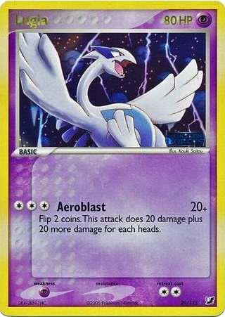 Lugia (29/115) (Stamped) [EX: Unseen Forces] | Tabernacle Games