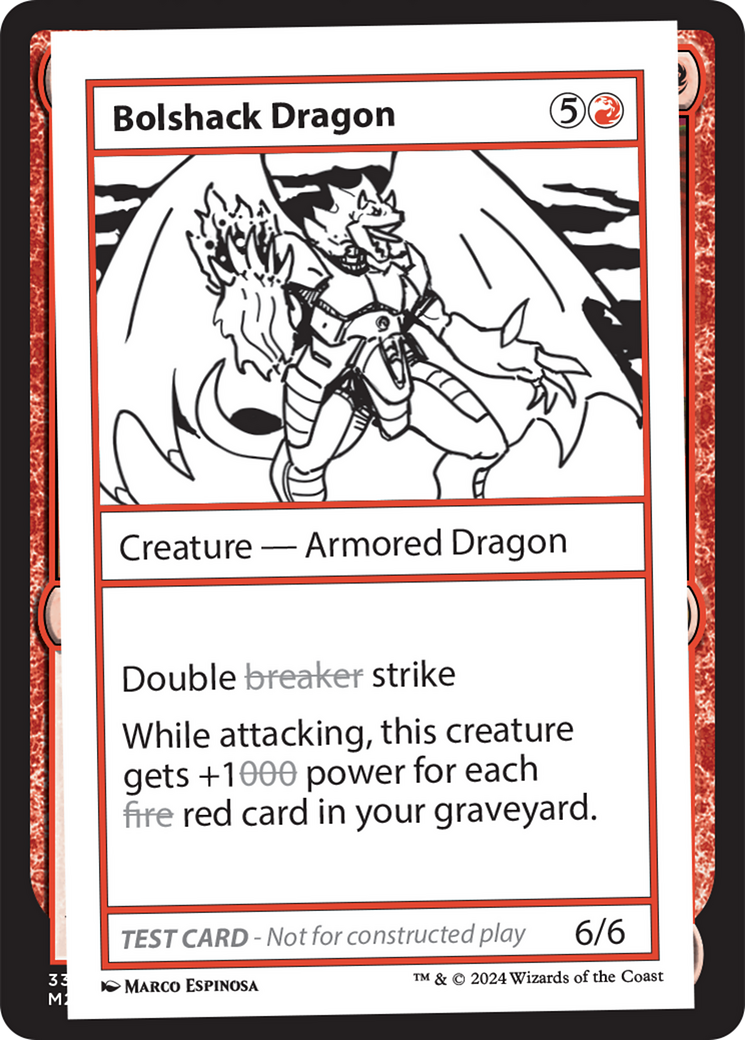 Bolshack Dragon [Mystery Booster 2 Playtest Cards] | Tabernacle Games