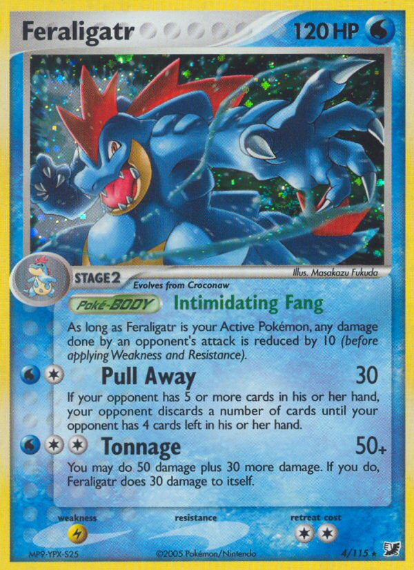 Feraligatr (4/115) [EX: Unseen Forces] | Tabernacle Games