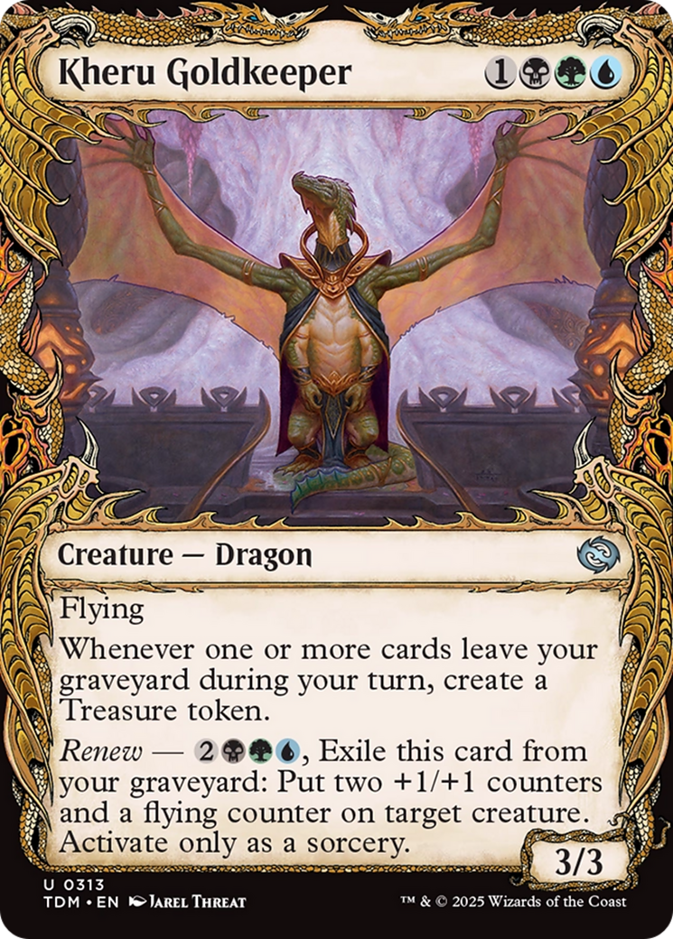 Kheru Goldkeeper (Showcase) [Tarkir: Dragonstorm] | Tabernacle Games