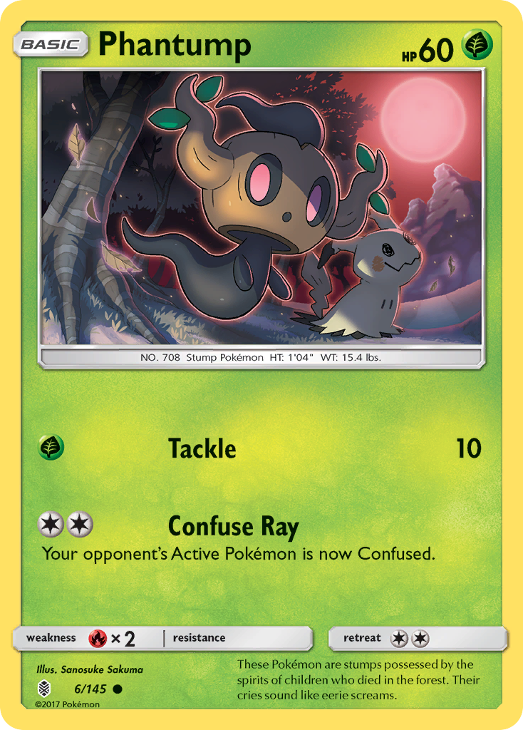 Phantump (6/145) [Sun & Moon: Guardians Rising] | Tabernacle Games