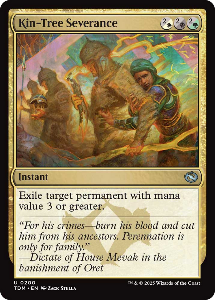 Kin-Tree Severance [Tarkir: Dragonstorm] | Tabernacle Games