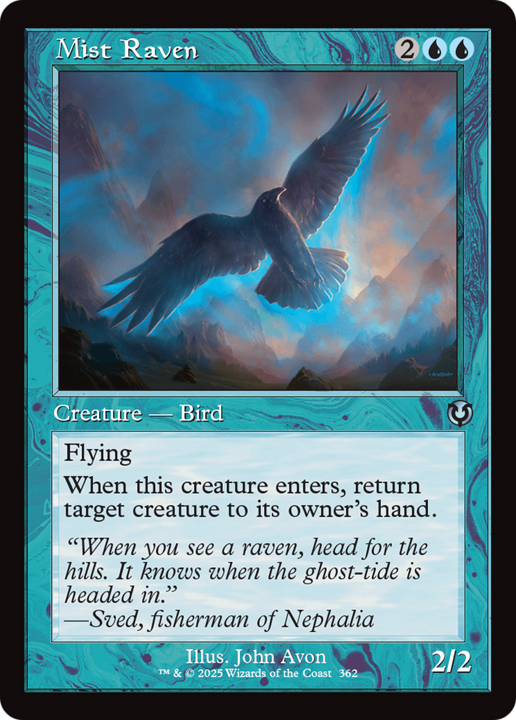 Mist Raven (Retro Frame) [Innistrad Remastered] | Tabernacle Games