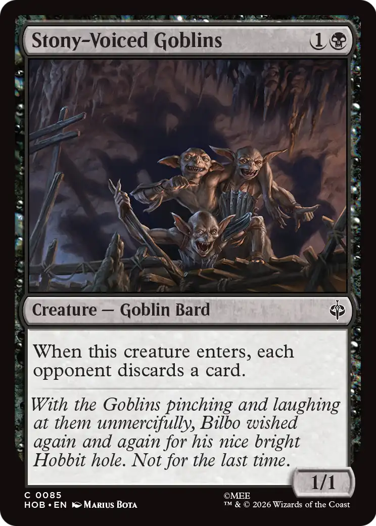 Stony-Voiced Goblins [The Hobbit] | Tabernacle Games
