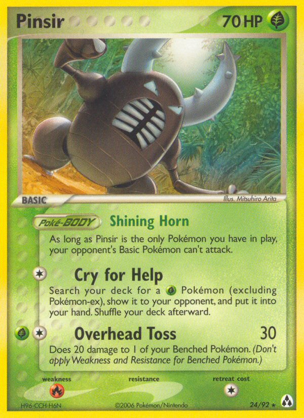 Pinsir (24/92) [EX: Legend Maker] | Tabernacle Games