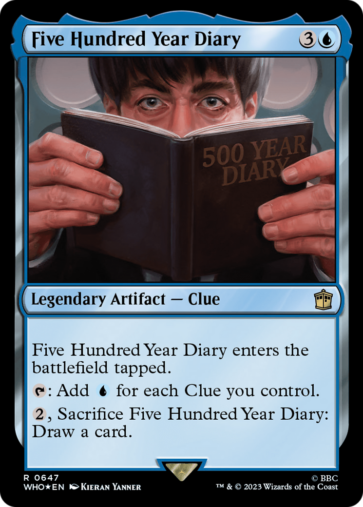 Five Hundred Year Diary (Surge Foil) [Doctor Who] | Tabernacle Games