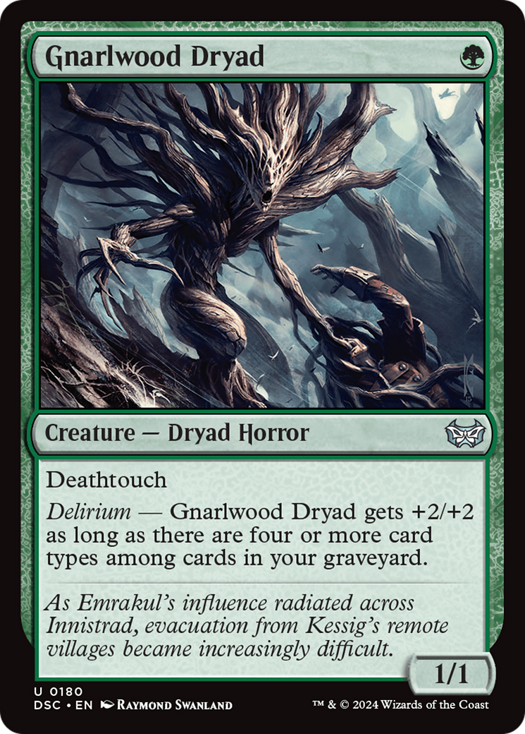 Gnarlwood Dryad [Duskmourn: House of Horror Commander] | Tabernacle Games