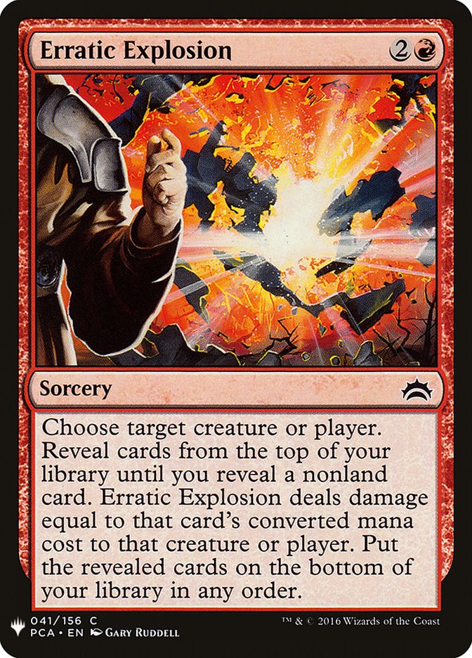 Erratic Explosion [Mystery Booster] | Tabernacle Games