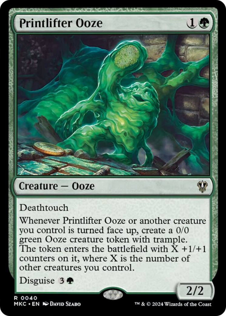 Printlifter Ooze [Murders at Karlov Manor Commander] | Tabernacle Games