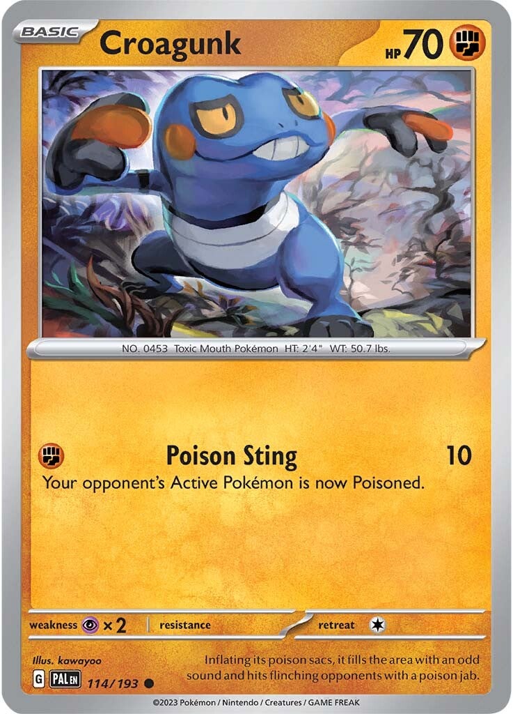 Croagunk (114/193) [Scarlet & Violet: Paldea Evolved] | Tabernacle Games