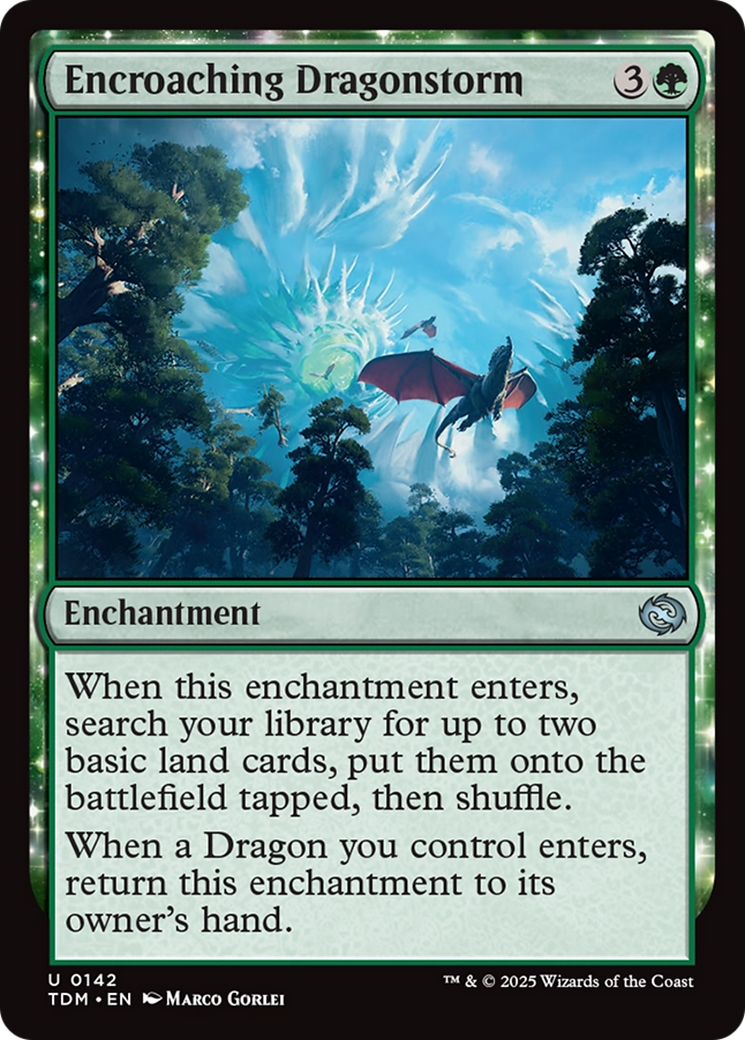 Encroaching Dragonstorm [Tarkir: Dragonstorm] | Tabernacle Games