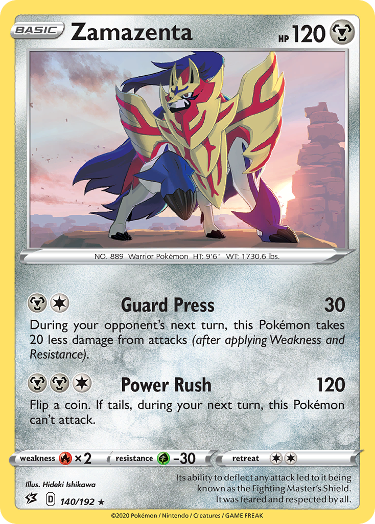 Zamazenta (140/192) [Sword & Shield: Rebel Clash] | Tabernacle Games