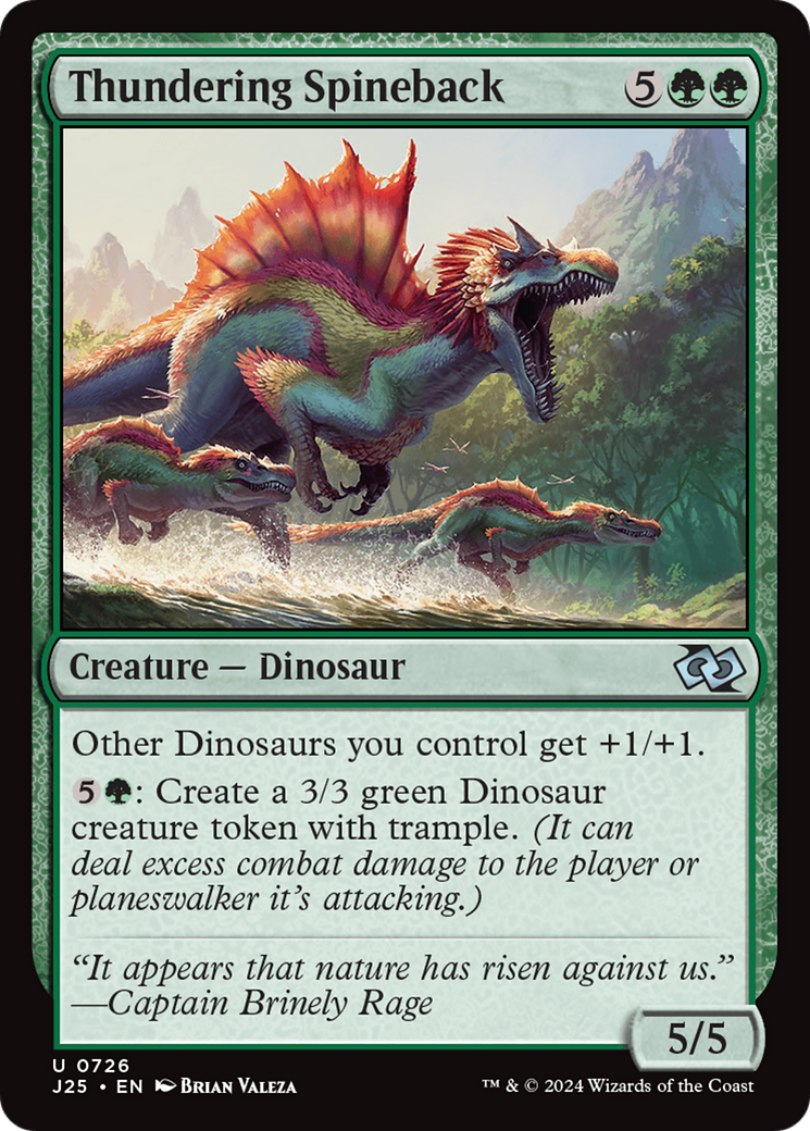 Thundering Spineback [Foundations Jumpstart] | Tabernacle Games