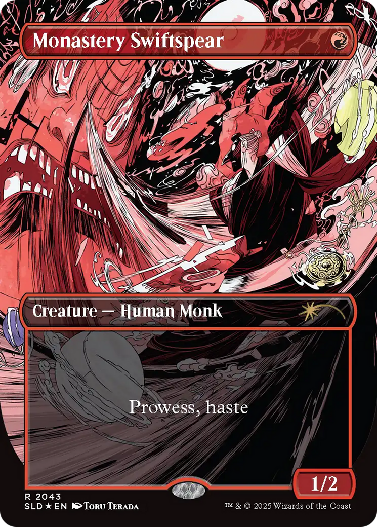 Monastery Swiftspear (2043) (Raised Foil) [Secret Lair Drop Series] | Tabernacle Games