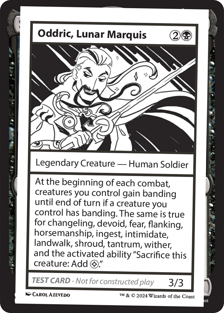 Oddric, Lunar Marquis [Mystery Booster 2 Playtest Cards] | Tabernacle Games