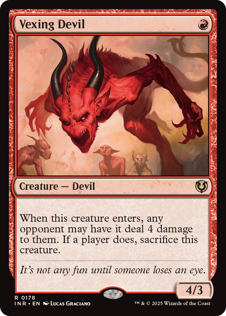 Vexing Devil [Innistrad Remastered] | Tabernacle Games