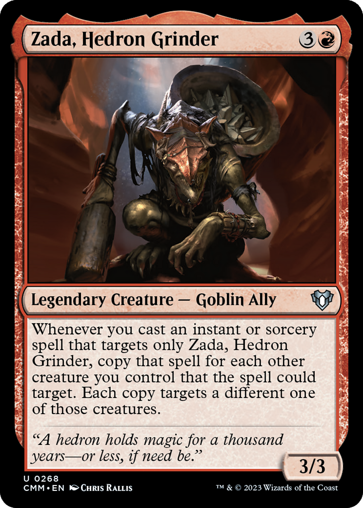 Zada, Hedron Grinder [Commander Masters] | Tabernacle Games