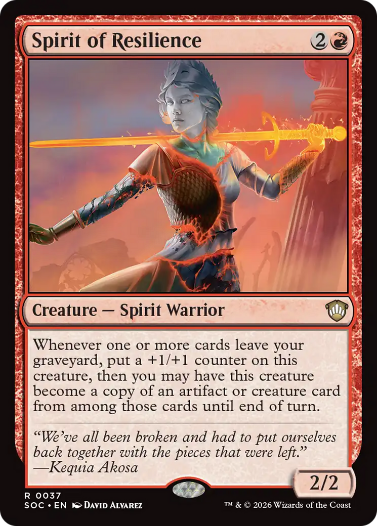 Spirit of Resilience [Secrets of Strixhaven Commander] | Tabernacle Games