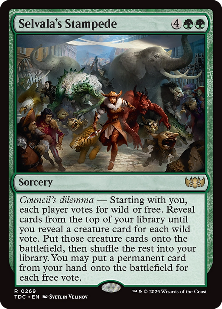 Selvala's Stampede [Tarkir: Dragonstorm Commander] | Tabernacle Games