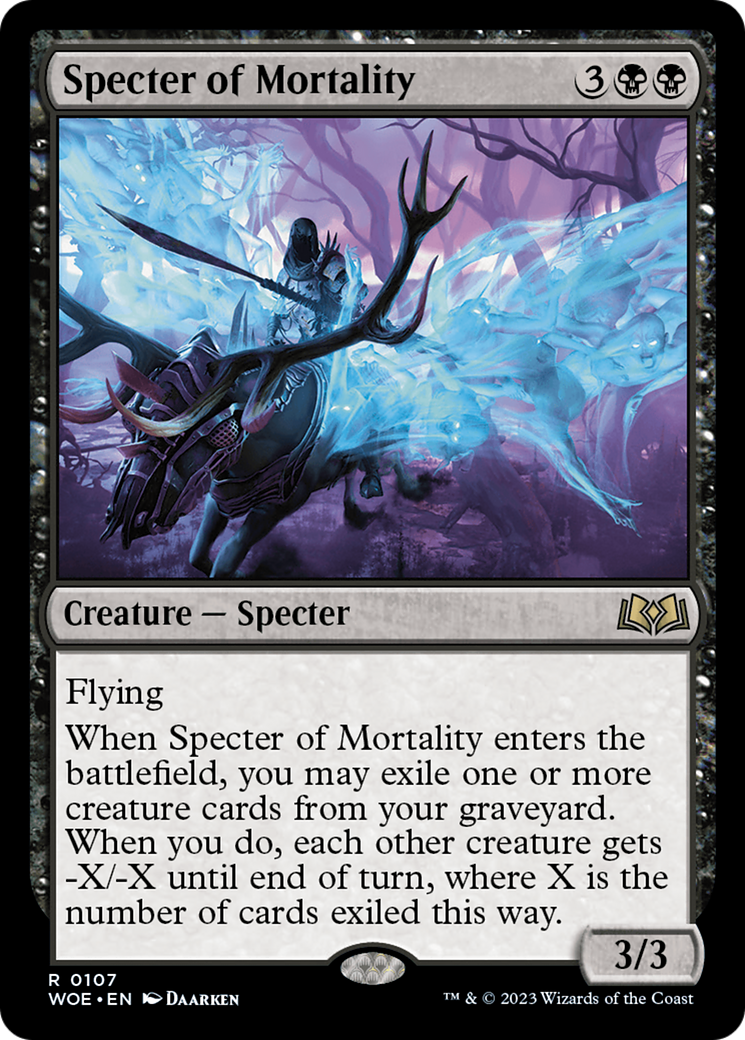 Specter of Mortality [Wilds of Eldraine] | Tabernacle Games