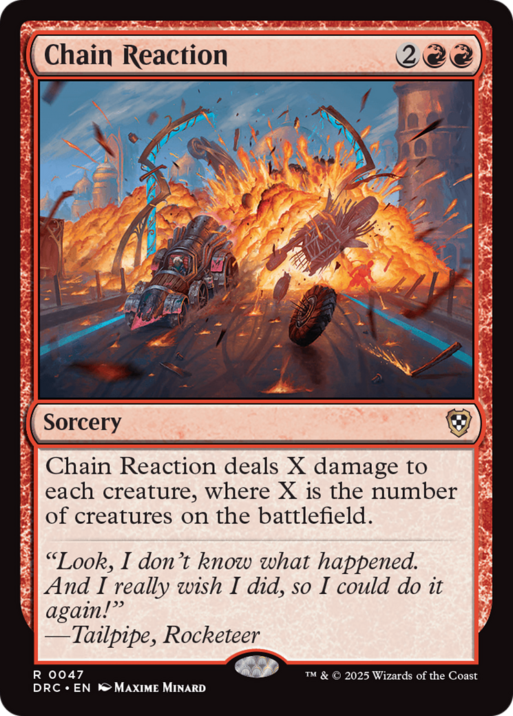 Chain Reaction [Aetherdrift Commander] | Tabernacle Games