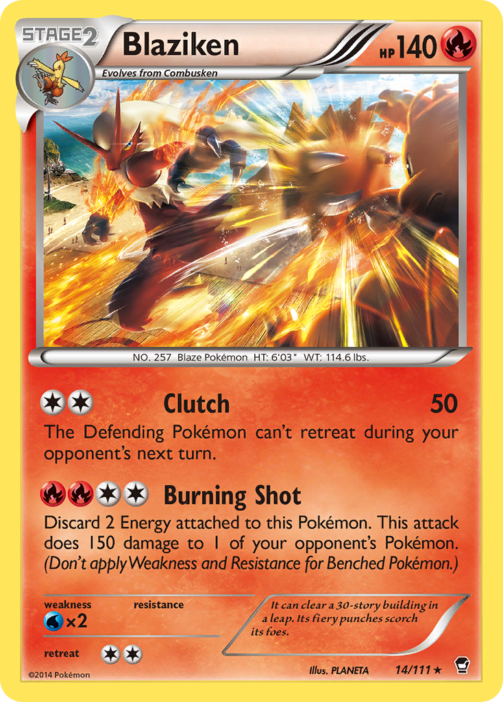 Blaziken (14/111) [XY: Furious Fists] | Tabernacle Games