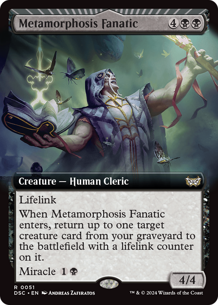 Metamorphosis Fanatic (Extended Art) [Duskmourn: House of Horror Commander] | Tabernacle Games