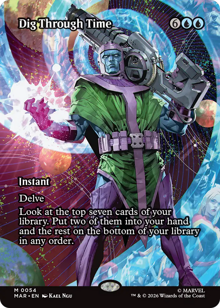 Dig Through Time (Borderless) [Marvel Universe: Eternal-Legal] | Tabernacle Games