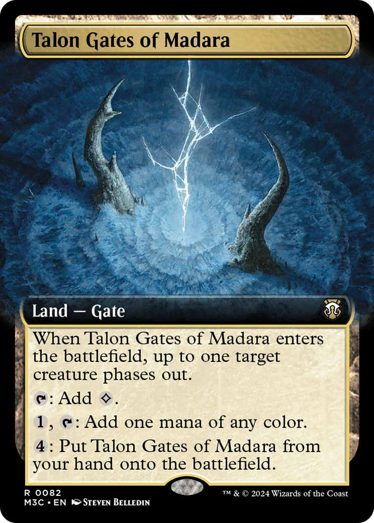 Talon Gates of Madara (Extended Art) (Ripple Foil) [Modern Horizons 3 Commander] | Tabernacle Games
