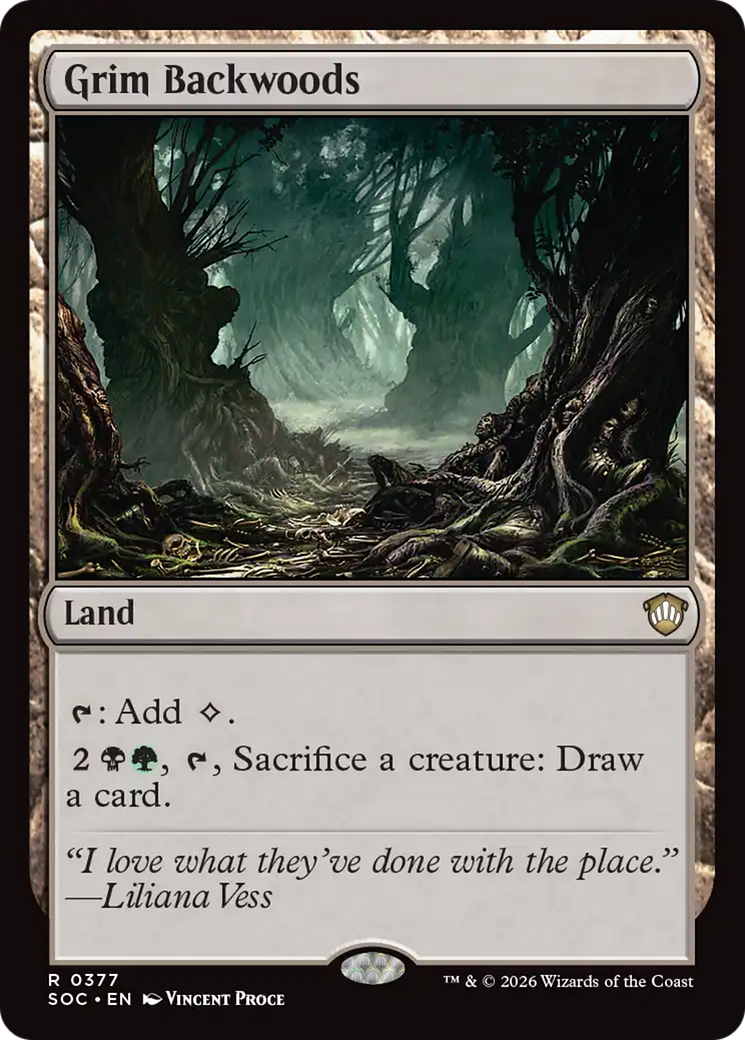 Grim Backwoods [Secrets of Strixhaven Commander] | Tabernacle Games