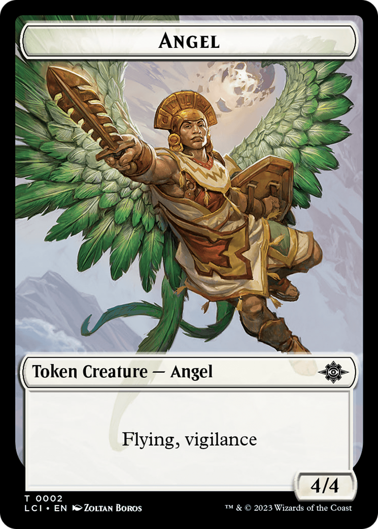 Copy // Angel Double-Sided Token [The Lost Caverns of Ixalan Tokens] | Tabernacle Games